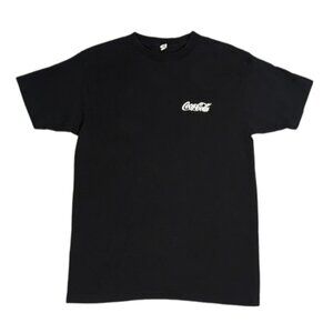 3/$20 Zync Coca Cola Embroidered Tshirt Crew Neck Employee Novelty Logo Top